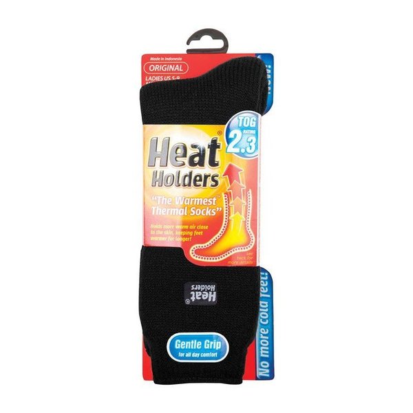 Grabber Warmers Ladies 5-9 Blk Socks LHHORGBLK